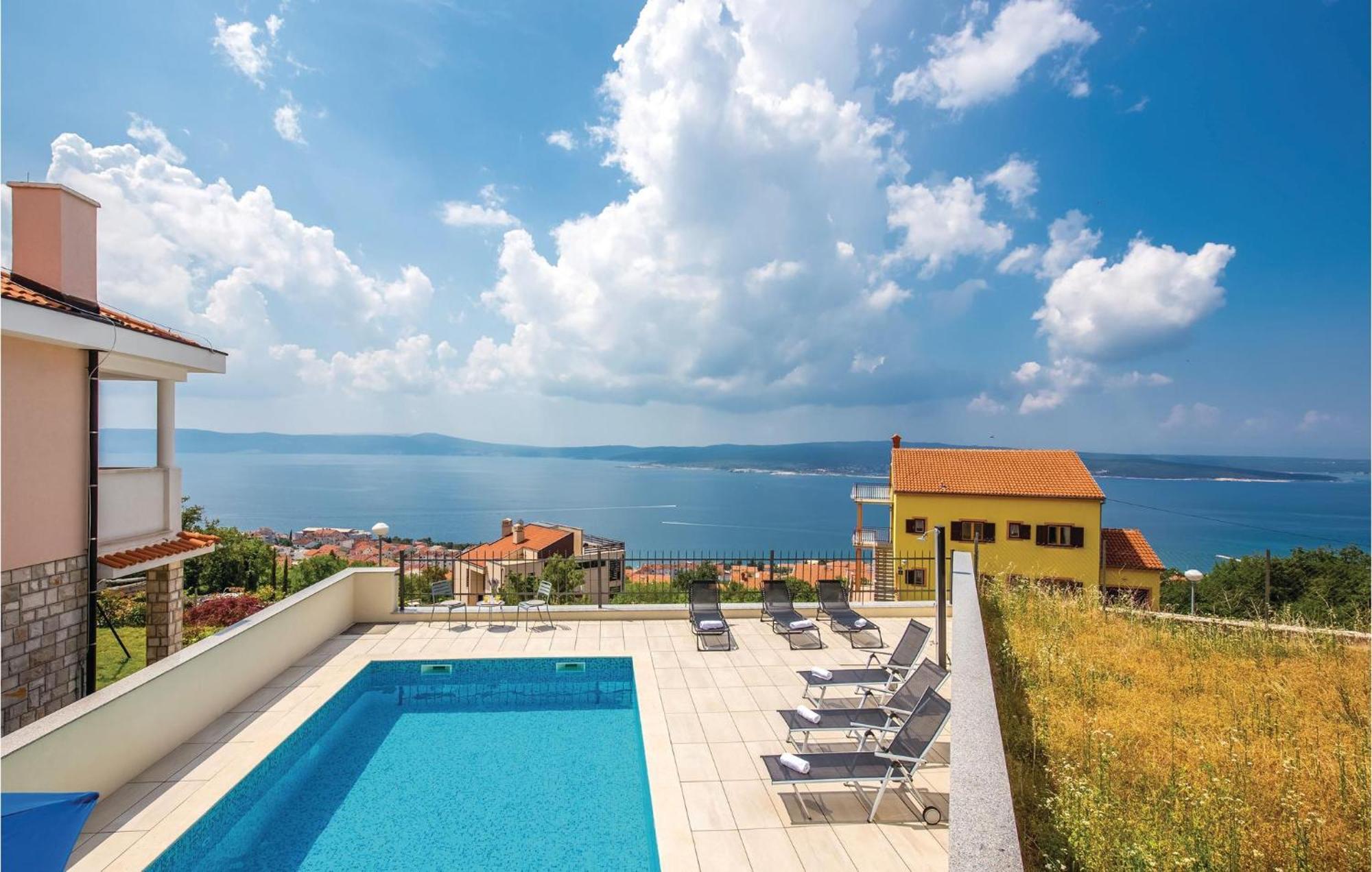 Cozy Apartment In Crikvenica With House Sea View Esterno foto